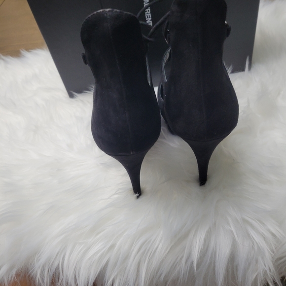 Saint Laurent lace up platform shoe - Picture 4 of 8